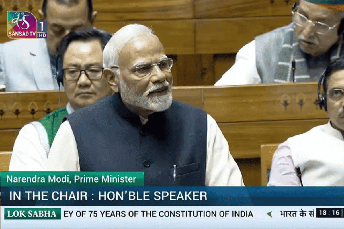 pm narendra modi addresses in lok sabha